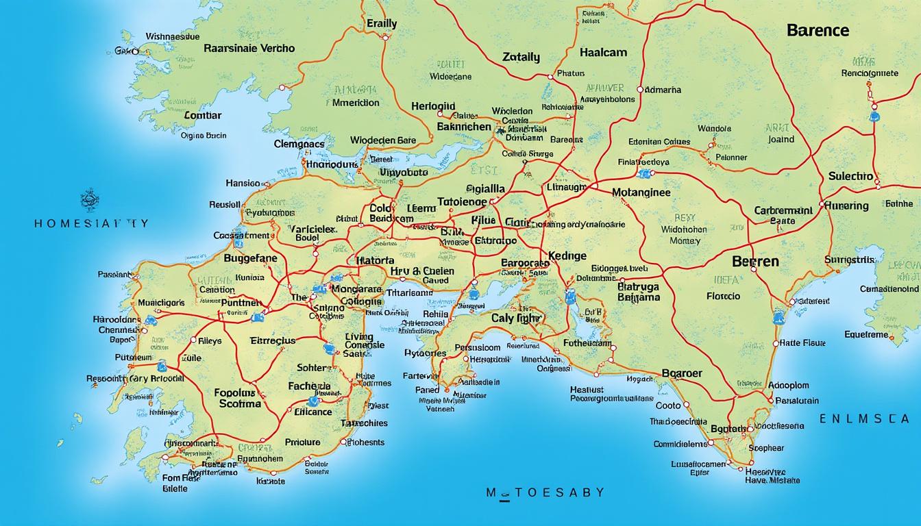 découvrez la carte de la bretagne avec ses principales villes, départements et caractéristiques géographiques. explorez cette région riche en histoire et culture.