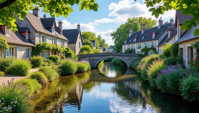 découvrez veules-les-roses, charmant village normand abritant le plus petit fleuve de france, niché au cœur de la magnifique côte d'albâtre.